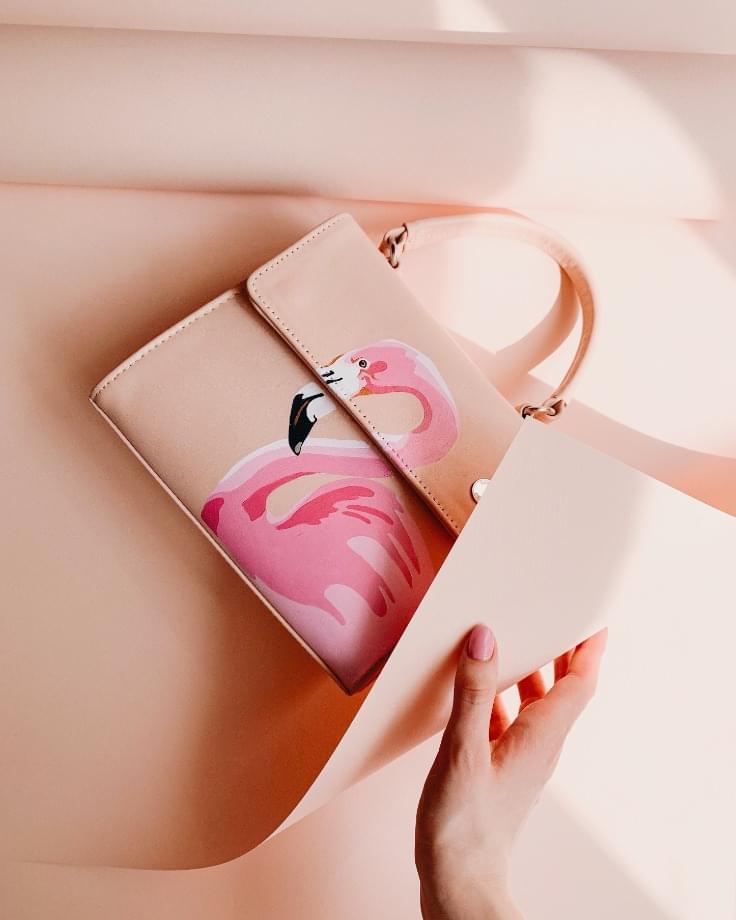 Bag flamingo image